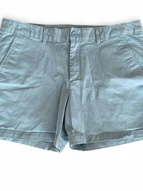 Eddie Bauer Legend Wash Stretch Shorts - Women's 14 Slightly Curvy - Light Blue